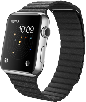 Apple Watch (42 mm) Paslanmaz çelik Kasa ve Siyah Deri Loop Akıllı Saat kullananlar yorumlar